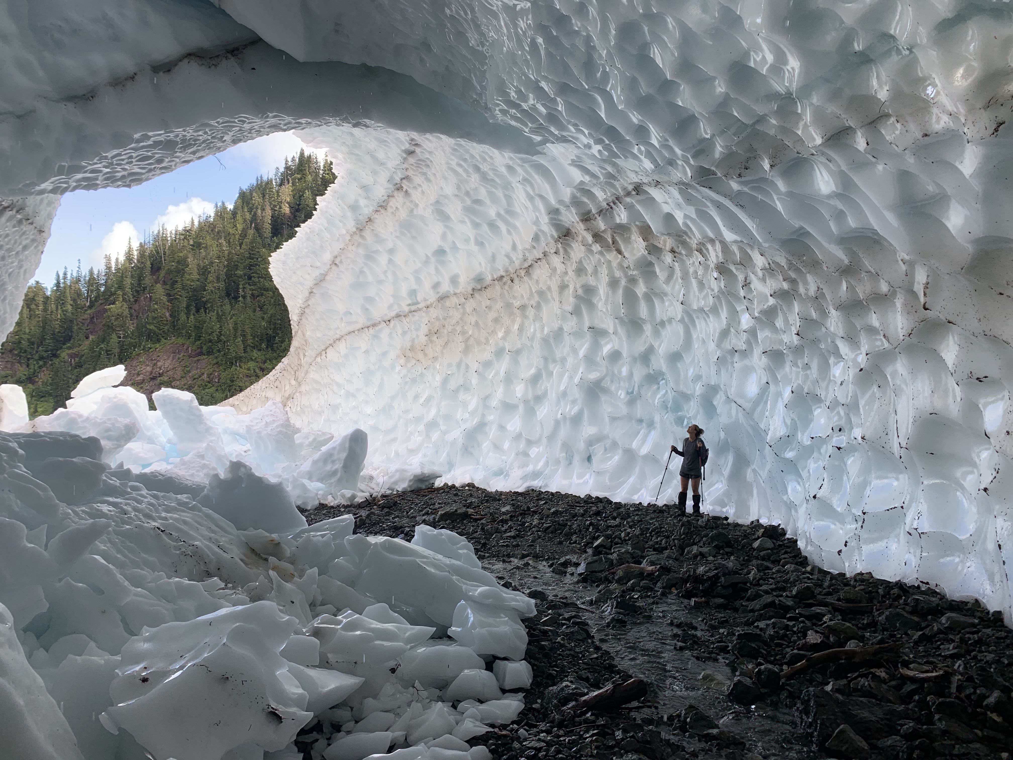 Glacier cave